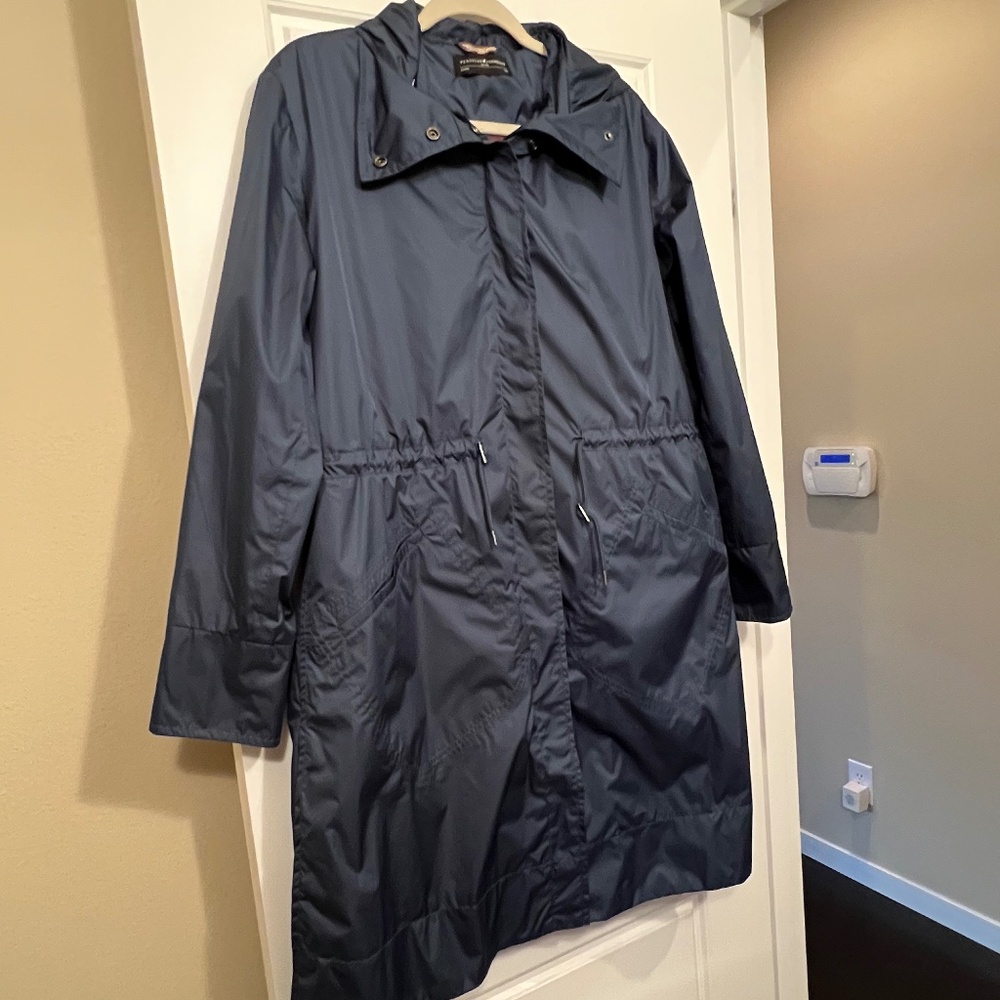 NWOT- Peruvian Connection Blue Women's Hood River Anorak Jacket Size XS